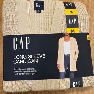 GAP Beige Long Sleeve Cardigan